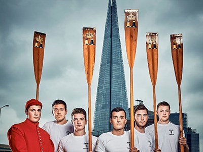 Olympic hero Sir Steve Redgrave attends historic rowing race on the Thames